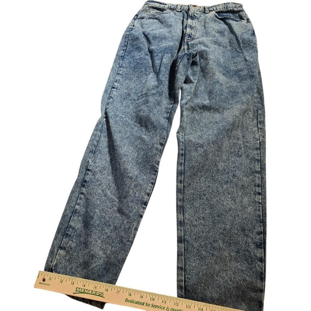 Vntg 90's Britannia USA Acid Wash Jeans Mens 33x32 straight Leg Grunge Denim 708